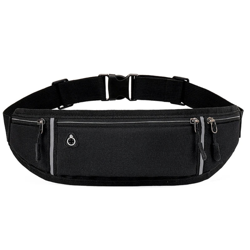 Adjustable Running Pouch Runners Belt Elastic Slim Phone Holder Fanny Pack