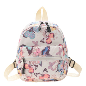 Adjustable Strap Mini Backpack Butterflies Wear Resistant Gift