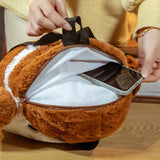 Fat Bird Plush Bag Cartoon Shoulders Bag Soft Gift for Girls SEC88
