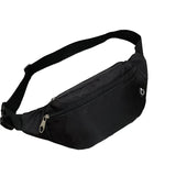 Large Capacity Waist Bag for Adults, Multiuse Sports Chest Pack, Black
