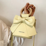 Chic Minority Bow Bucket Bag for Women