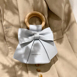 Chic Minority Bow Bucket Bag for Women