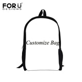 3 Pcs 3D Ice Soccerly/Foot Ball Pattern School Backpack