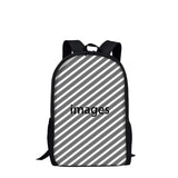 3 Pcs 3D Ice Soccerly/Foot Ball Pattern School Backpack