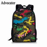 Waterproof Camo School Bags Backpacks for Kids