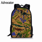 Waterproof Camo School Bags Backpacks for Kids