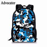 Waterproof Camo School Bags Backpacks for Kids