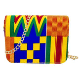 Kente Print Women Bag High Mini Bag - Party Dinner Wedding