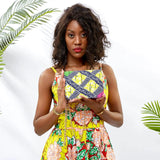 Kente Print Women Bag High Mini Bag - Party Dinner Wedding