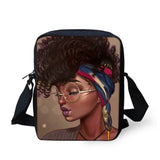 African American Art Girls Shoulder Messenger Bag Crossbody Bag