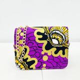 African Ankara Print High Mini Bag