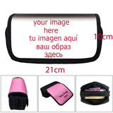 African Print Woman Cosmetic Case Pencil Bag Girls Stationary Bag
