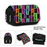 African Print Woman Cosmetic Case Pencil Bag Girls Stationary Bag