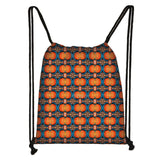 African Style Backpack Kids School Bags Drawstring Afro Ladies Print