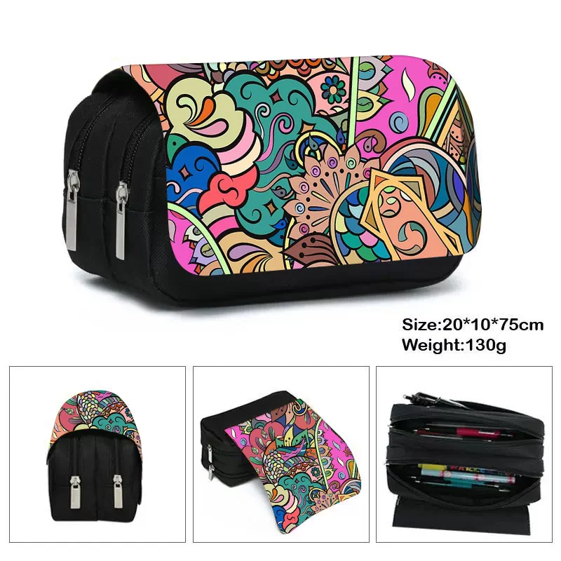 African Women Style Pencil Bag Stationery Supply Holder Gift