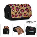 African Women Style Pencil Bag Stationery Supply Holder Gift