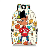 Afro Boy Backpack for Teenager Boys Daypack School Bags Brown Rucksack