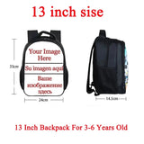 Afro Brown Boy Pattern Backpack Lovely Children School Bag