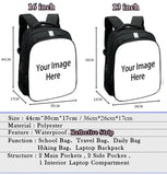 Afro Brown Science Boy Print Backpack for Teens