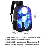 Afro Girl Backpack Princess Crown School Bags for Teen American Africa Girls