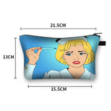 Afro Nurse Injection Cosmetic Bag