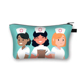Afro Nurse Injection Cosmetic Bag