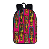 Afro Pattern Backpack Africa Women Men Rucksack for Travel Children School Bags