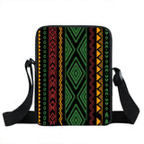 Afro Pattern Messenger Bag Africa Ladies Shoulder Bag Brown Women Handbag