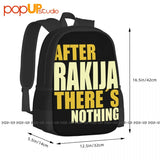 Rakija Theres Nothing Backpack Large Capacity Bookbag Multifunction