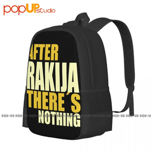 Rakija Theres Nothing Backpack Large Capacity Bookbag Multifunction