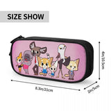 Aggretsuko Pen Box Student School Anime Zipper Pouch