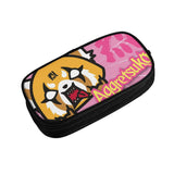 Aggretsuko Pen Box Student School Anime Zipper Pen Bag