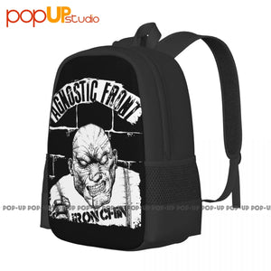 Agnostic Front Hardcore Punk Band Iron Chin Backpack Gym Bag