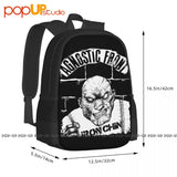Agnostic Front Hardcore Punk Band Iron Chin Backpack Gym Bag
