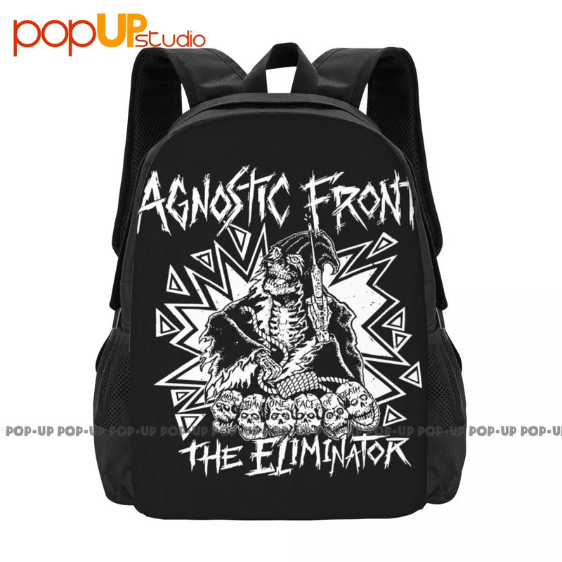 Agnostic Front The Eliminator Backpack Large Capacity Shoe Bag Gym Tote Bag