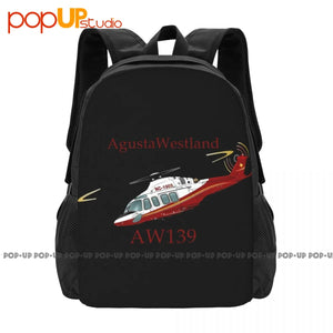 Agustawestland Aw139 Helicopter 01 Backpack Large Capacity