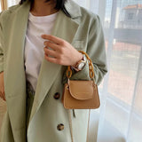 AiZhu Mini Candy Handbag for Women Square Crossbody Messenger Tote