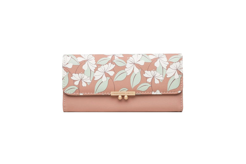 Aibu Women's Long Wallet Zipper Handbag