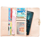Aibu Women's Long Wallet Zipper Handbag