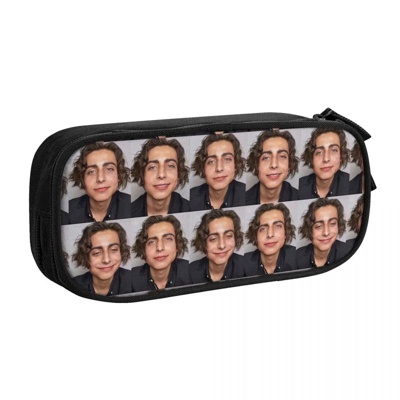Aidan Gallagher Pen Box Student School Anime Zipper Pen Bag