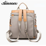 Anti-theft Large Capacity Backpacks Waterproof Nylon Backpack Female Bag