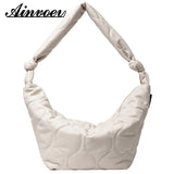 Autumn Winter Diagonalcross Bag Plus Cotton Dumpling Bag