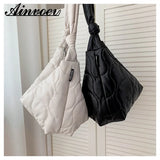 Autumn Winter Diagonalcross Bag Plus Cotton Dumpling Bag