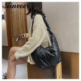 Autumn Winter Diagonalcross Bag Plus Cotton Dumpling Bag