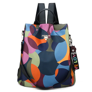Camouflage Anti-theft Backpack for Women