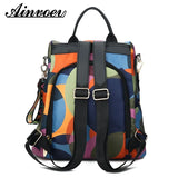 Camouflage Anti-theft Backpack for Women