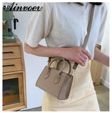 Retro Solid Handbags Women Mini Shoulder Bag Crossbody Bags