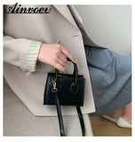 Retro Solid Handbags Women Mini Shoulder Bag Crossbody Bags