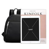Women Waterproof Nylon School Backpack Casual Oxford Shoulder Bag