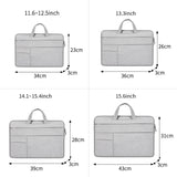 Air Laptop Bag with Pocket for iPad MacBook Pro Case Cover 15 inch Notebook Slee